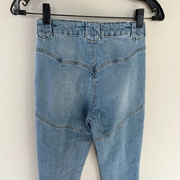 Understated Leather Western Stretch Jeans Cowboy Tears Blue Denim Women’s 24 - Picture 11 of 13